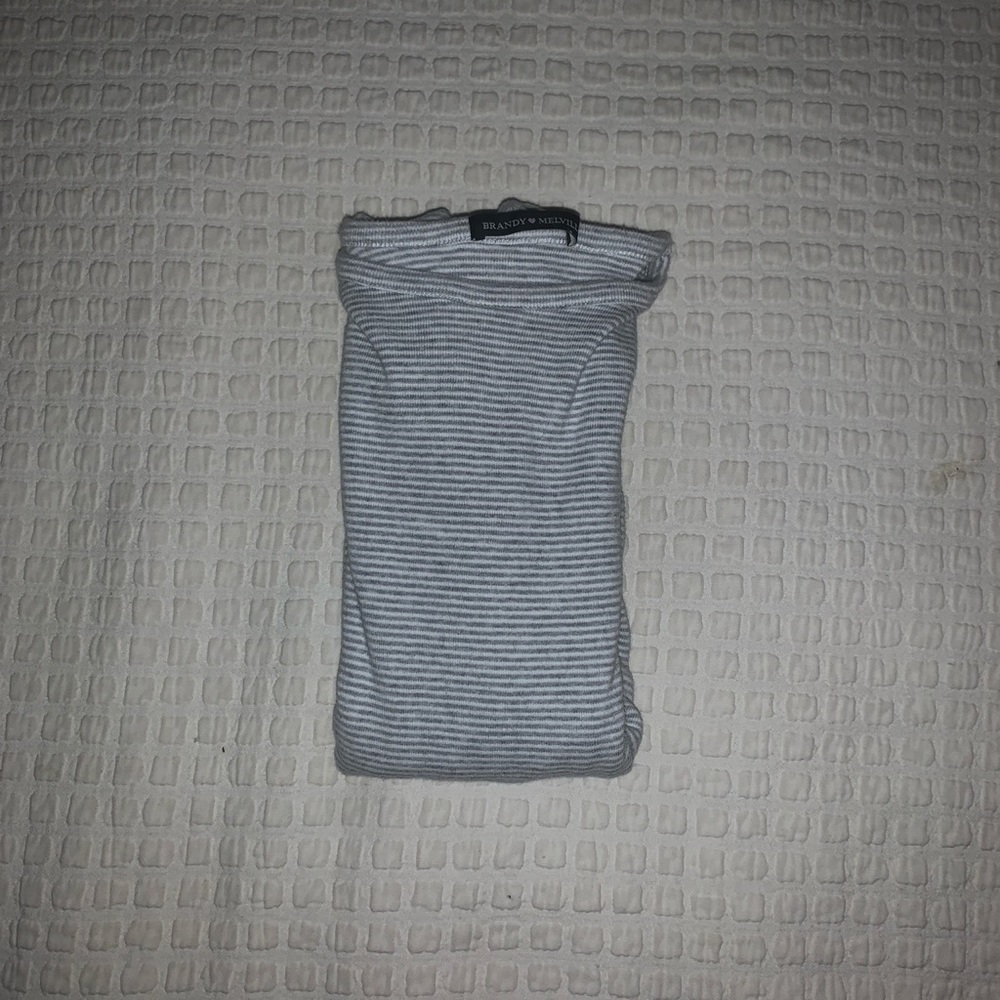 nwot brandy melville stripped long sleeve shirt